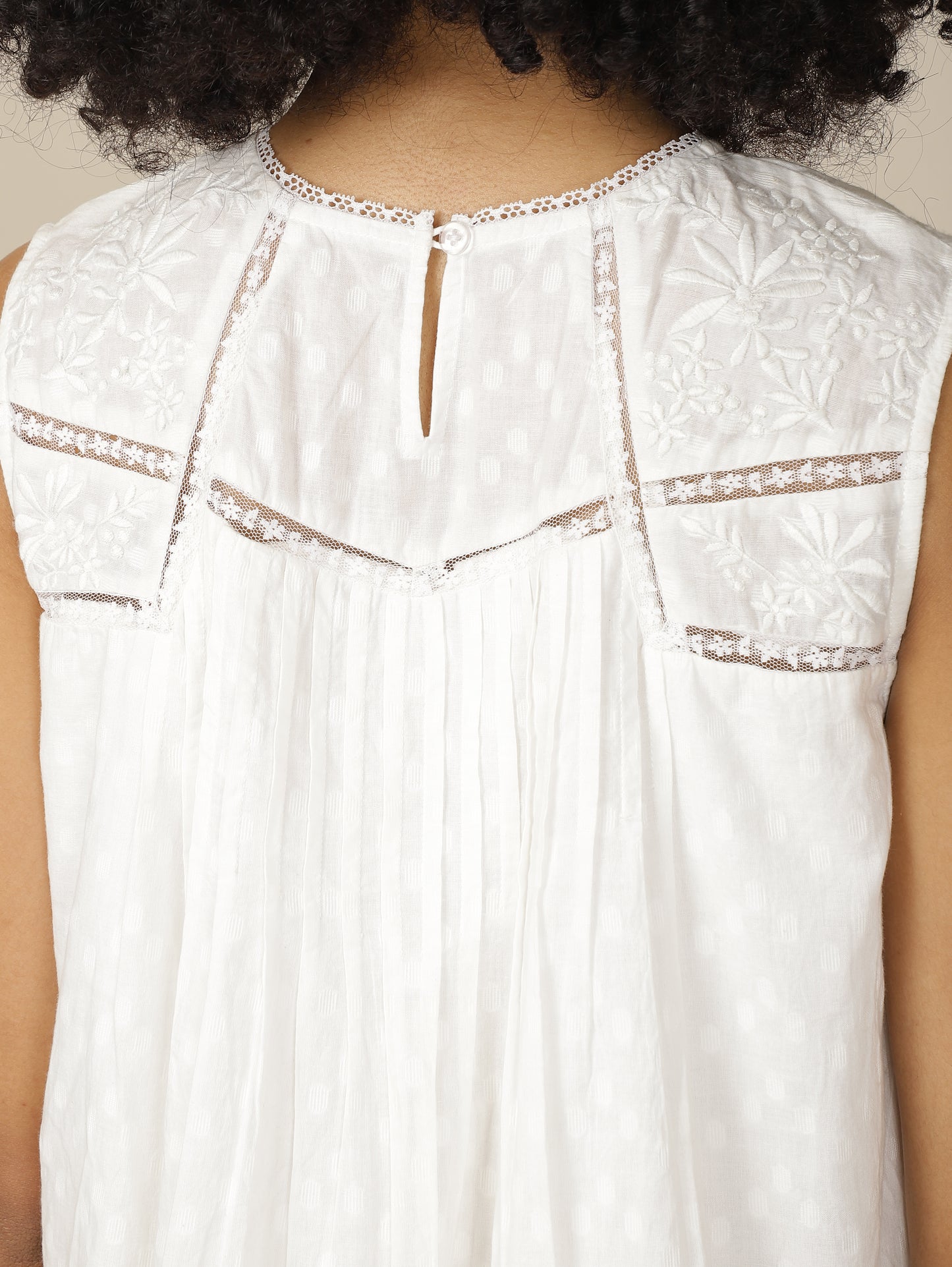 Lace Reverie White dress