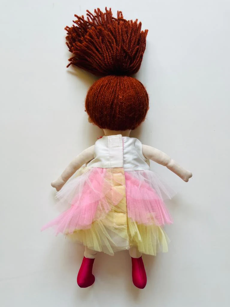 Whispering pink dress & doll Set