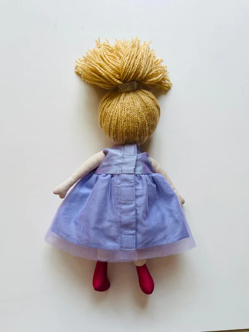 Lavender 3d Flower Doll