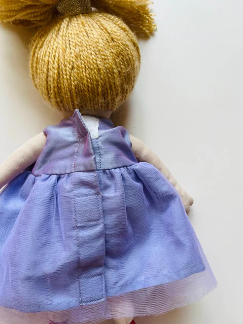 Lavender 3d Flower Doll