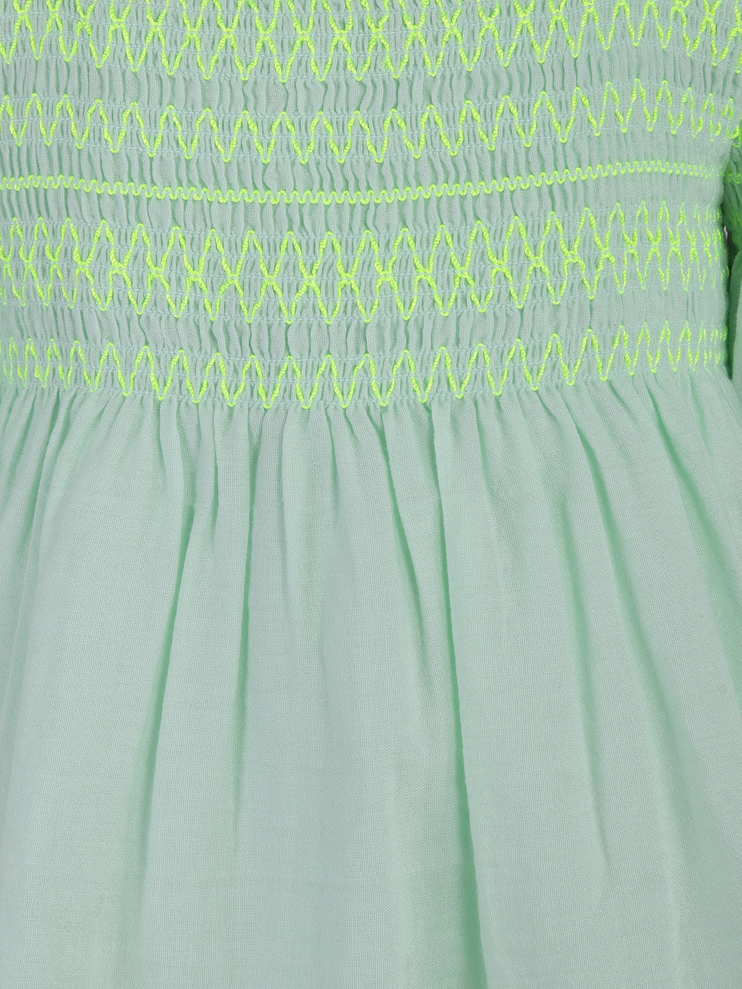 Mint Smock Top