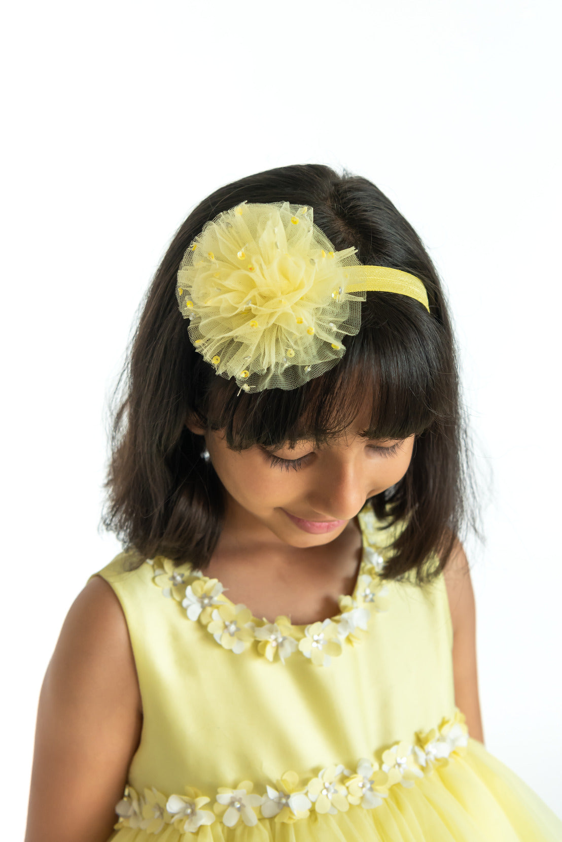 Yellow Dreamy Flower Headband