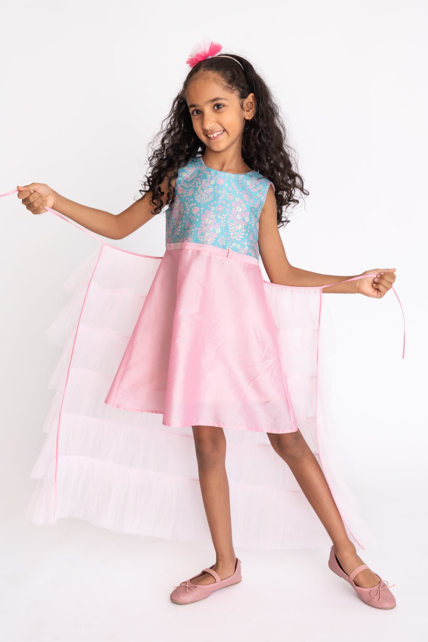 Detachable Ruffle Gown & doll Set