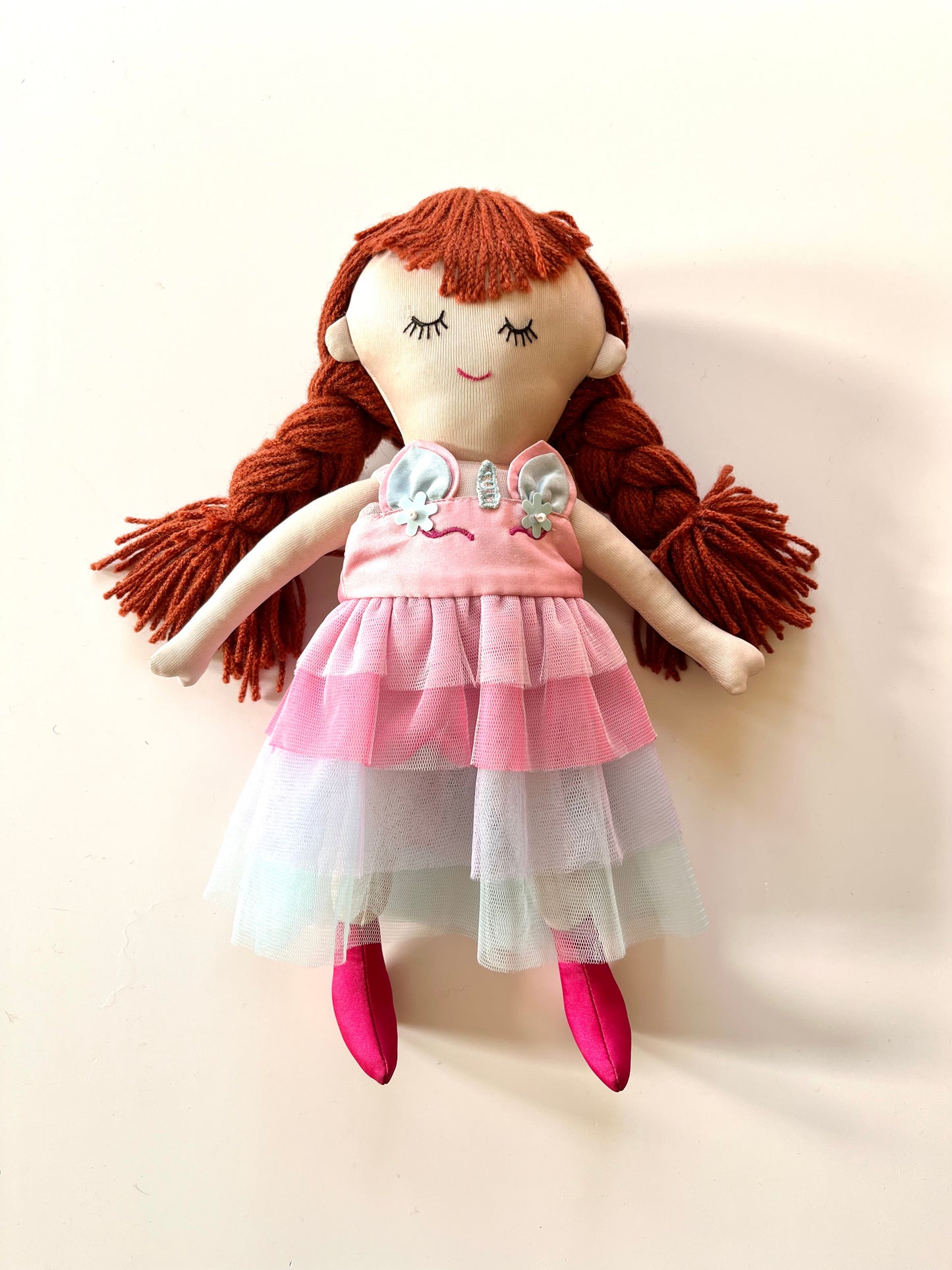 Glitter Horn Unicorn Dress & doll Set