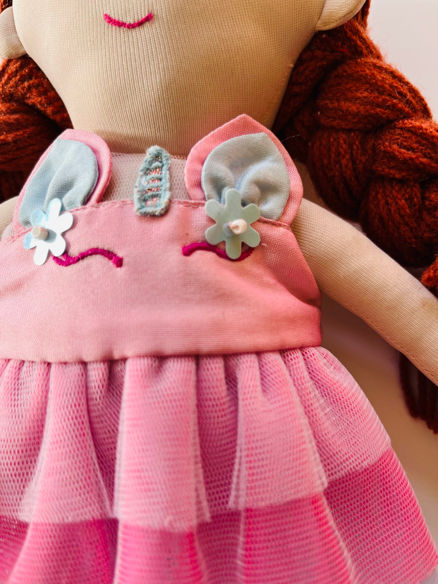 Glitter Horn Unicorn Dress & doll Set