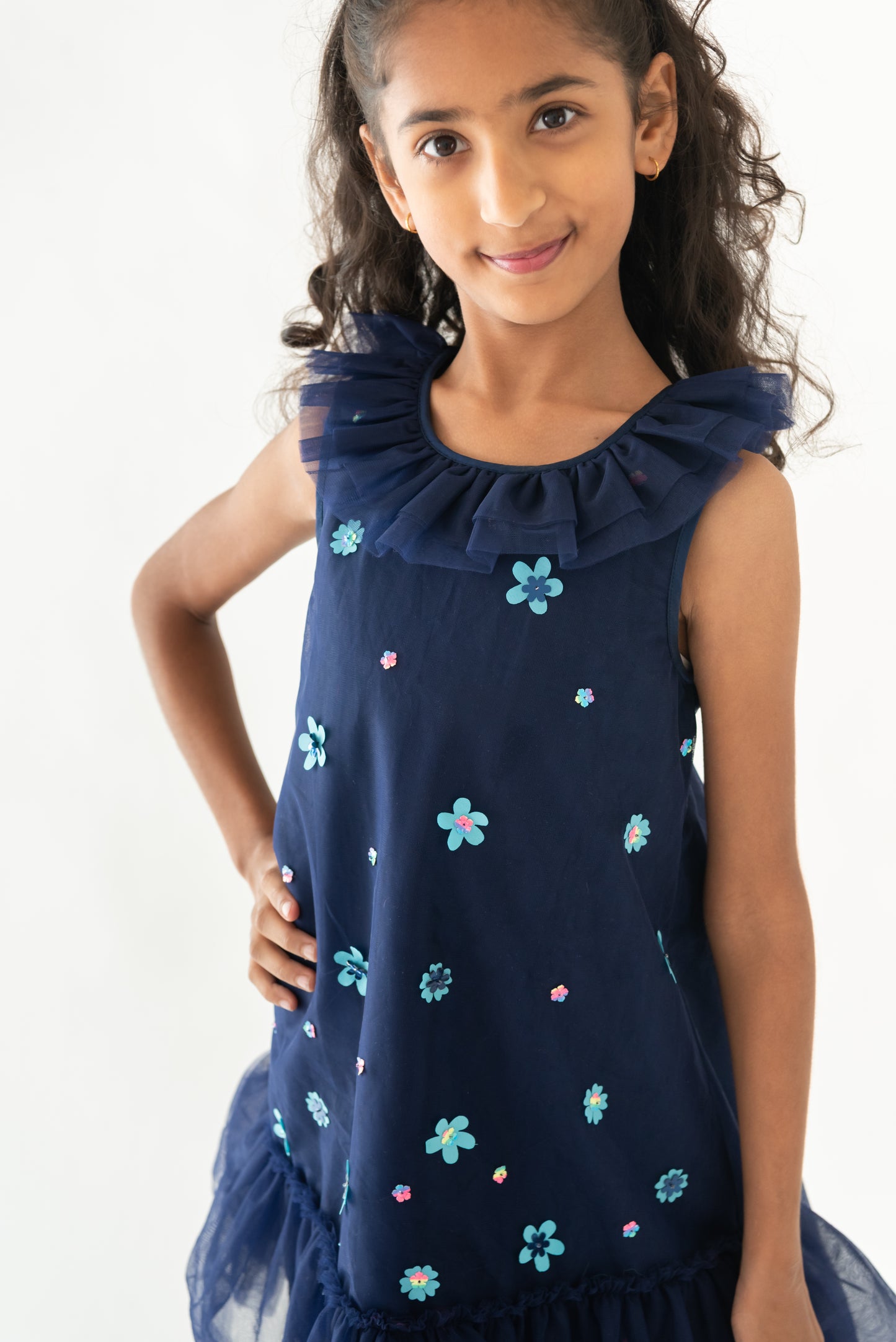 Navy Dainty Garden dress