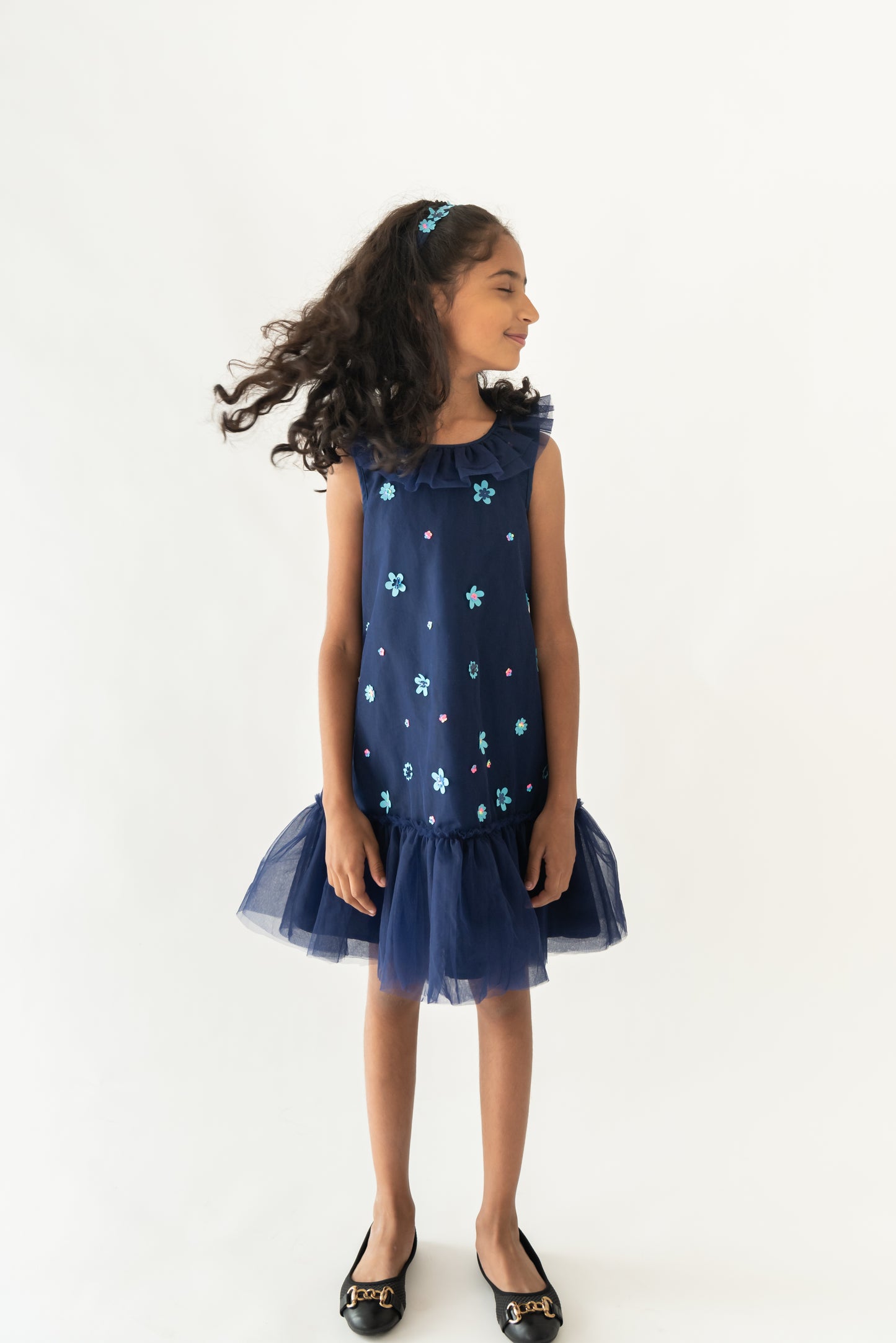 Navy Dainty Garden dress