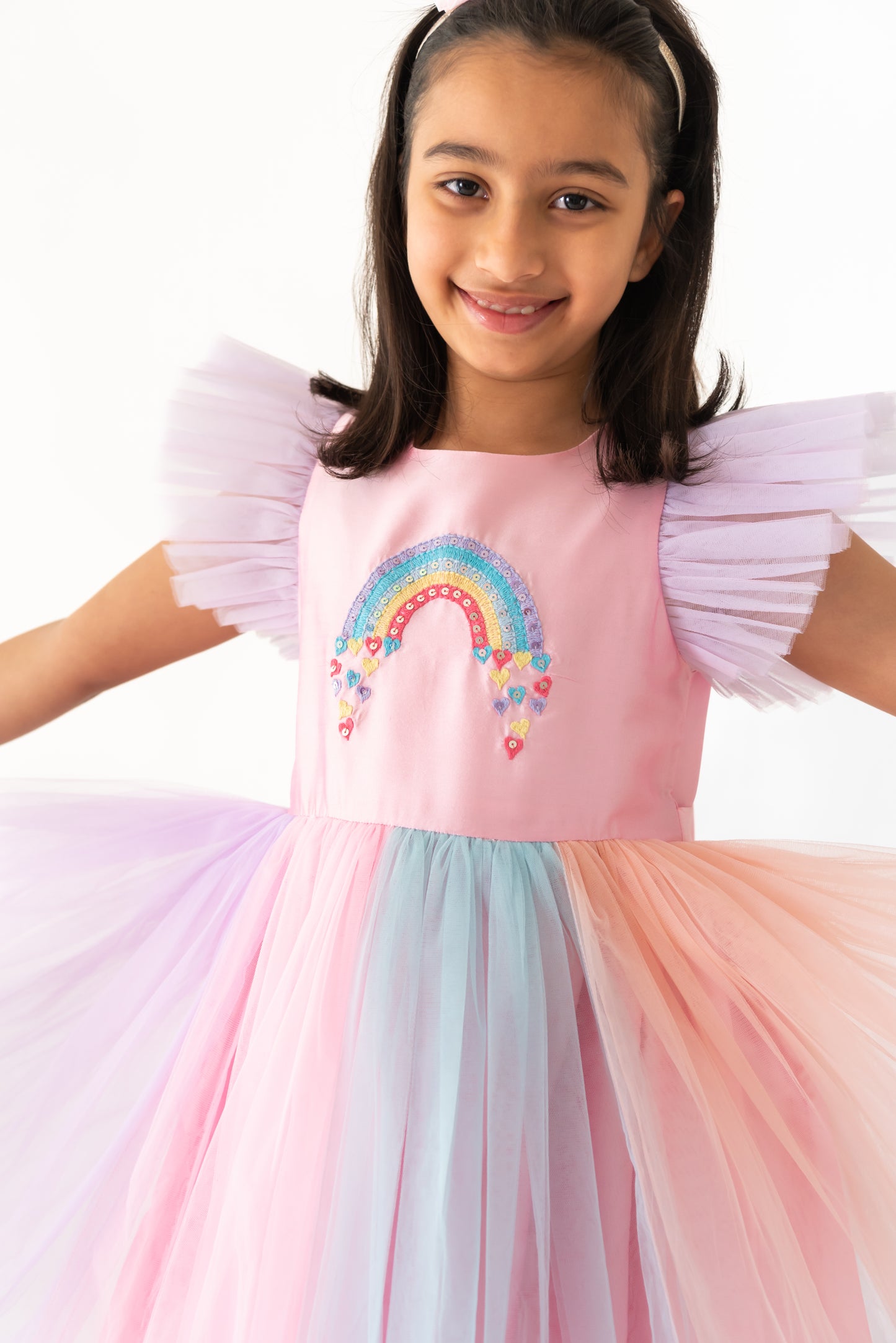 Rainbow Hearts Dress