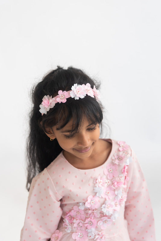 Pink Freesia Headband