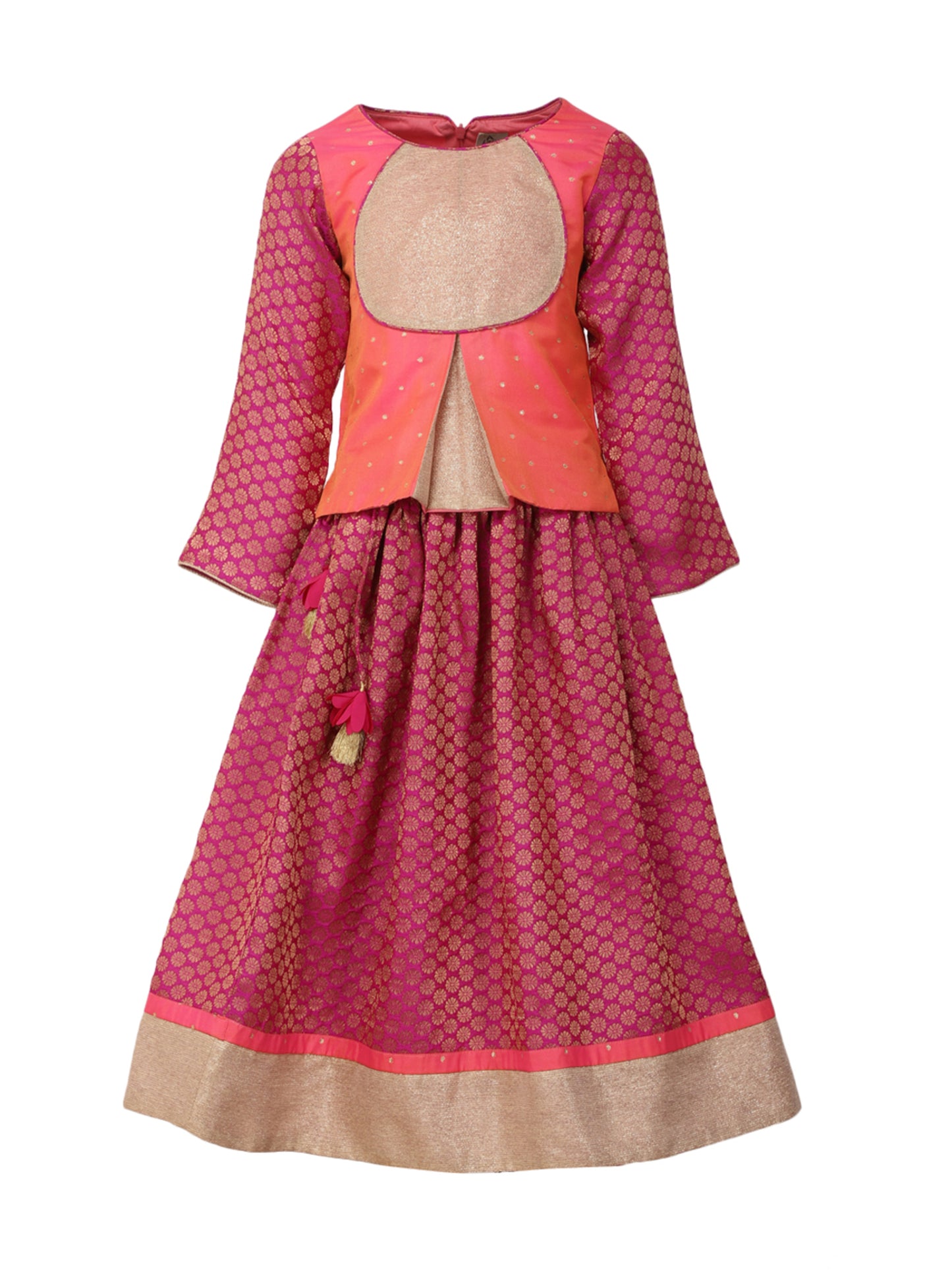 Purple Gajra Lehnga