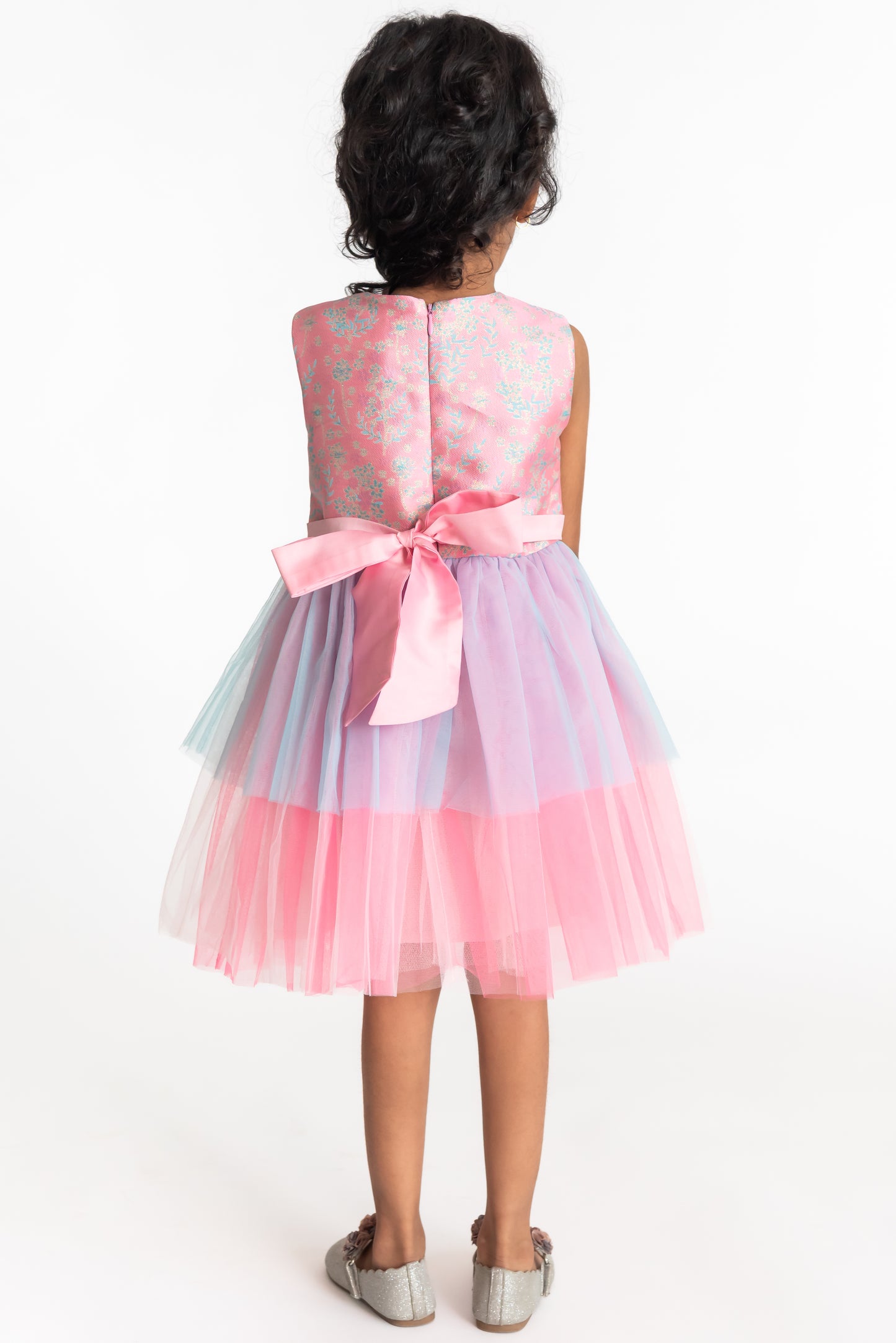 Pink Summer Shrub Dress