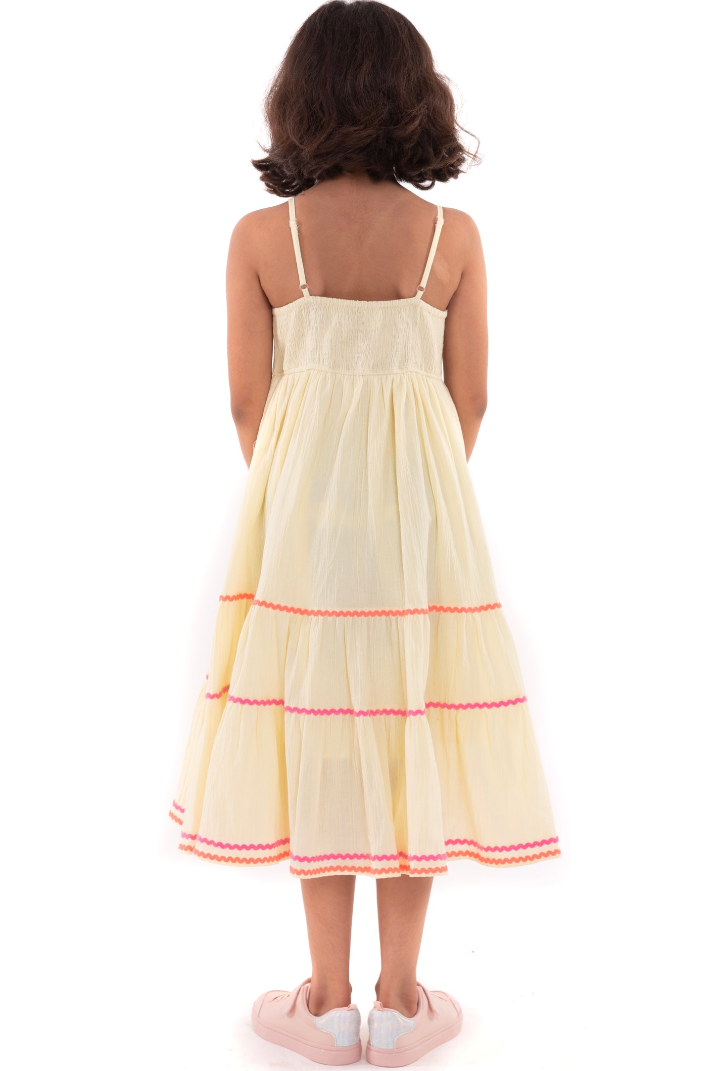 Mini Neon Vanilla Dress