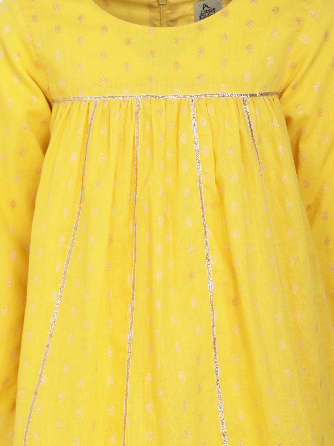 Yellow Gota Doriya Kurta