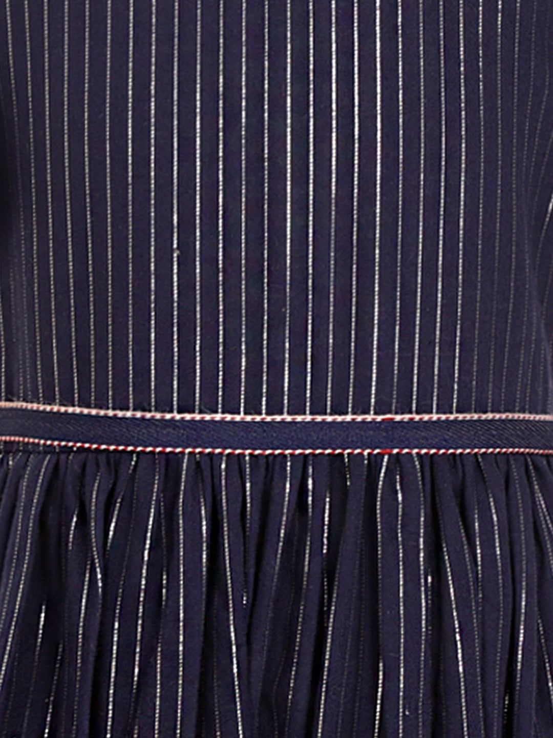 Navy Flutter Dress