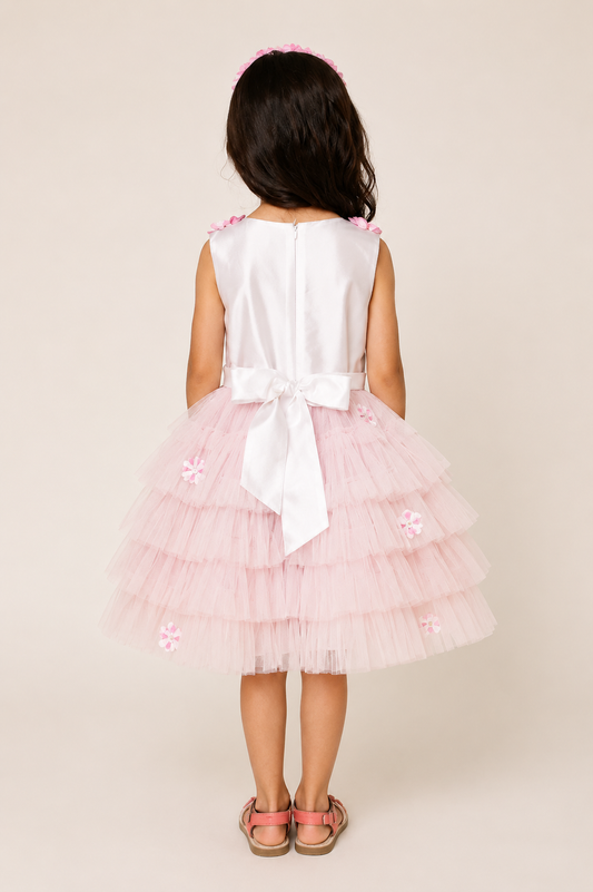 White Morning Glory Dress