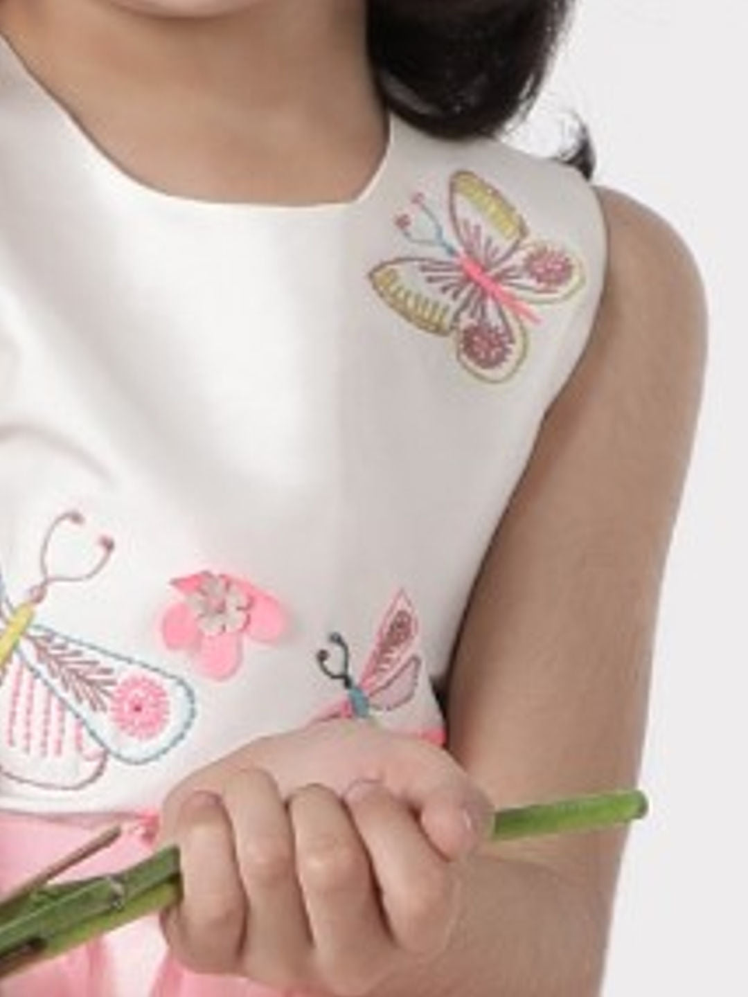 Neon Pink Swallowtail Dress