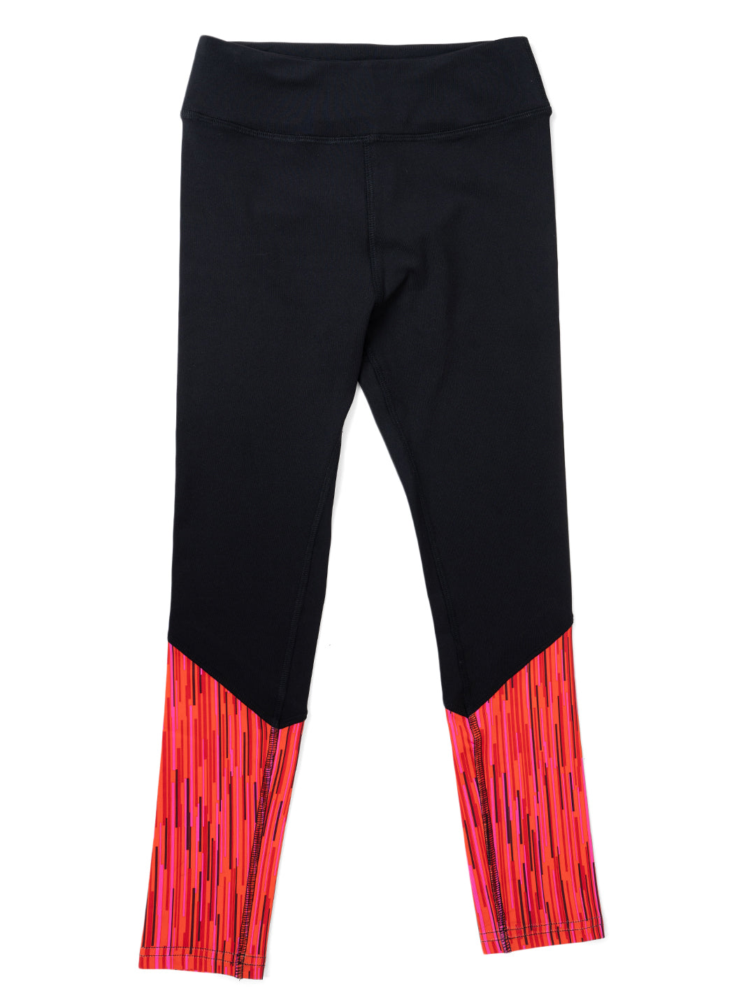 Black Red Print Style Diva Leggings - Kids