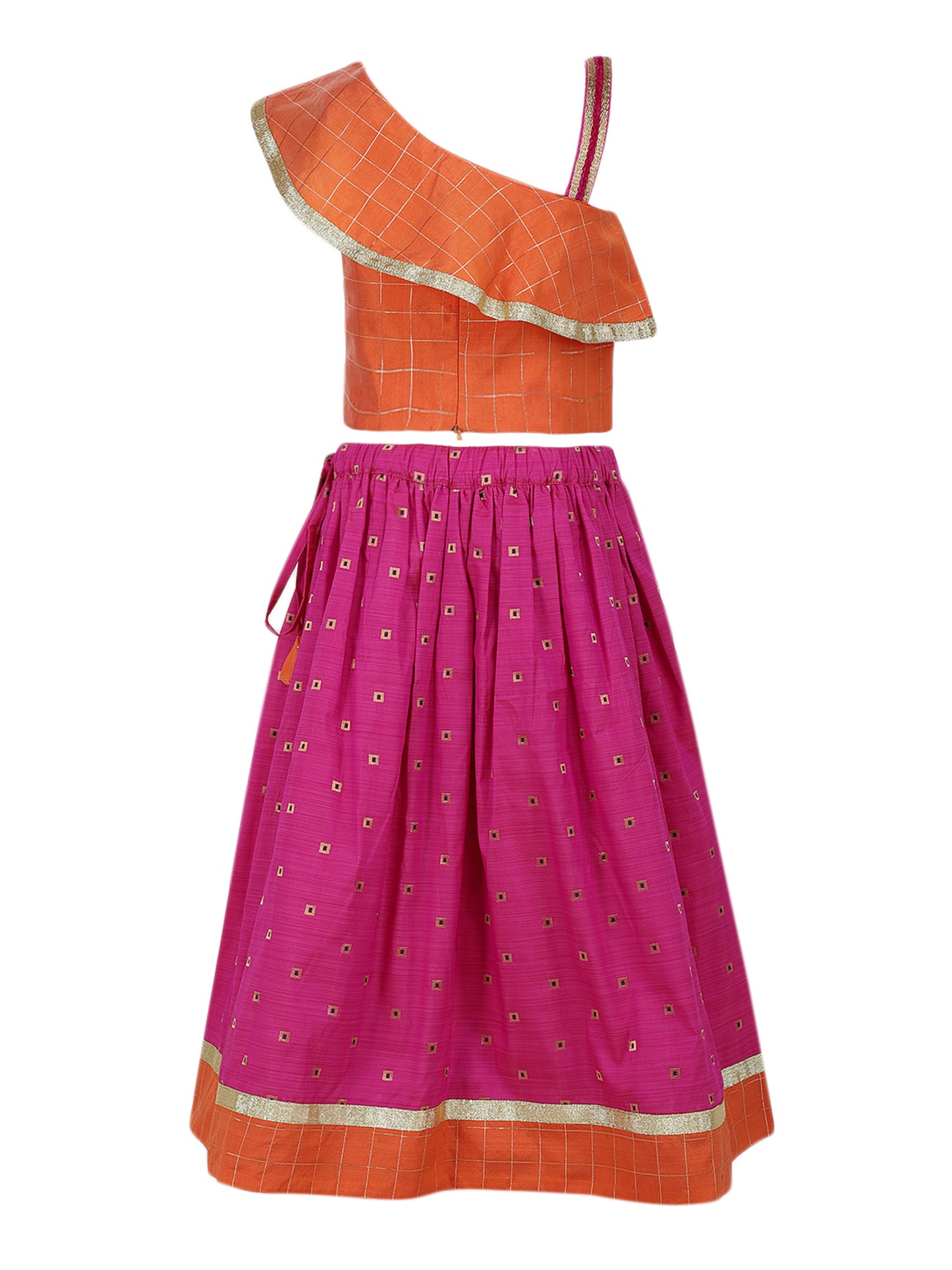 Off Shoulder Lehenga