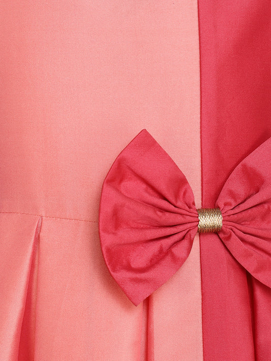 Color Block Bow Dress