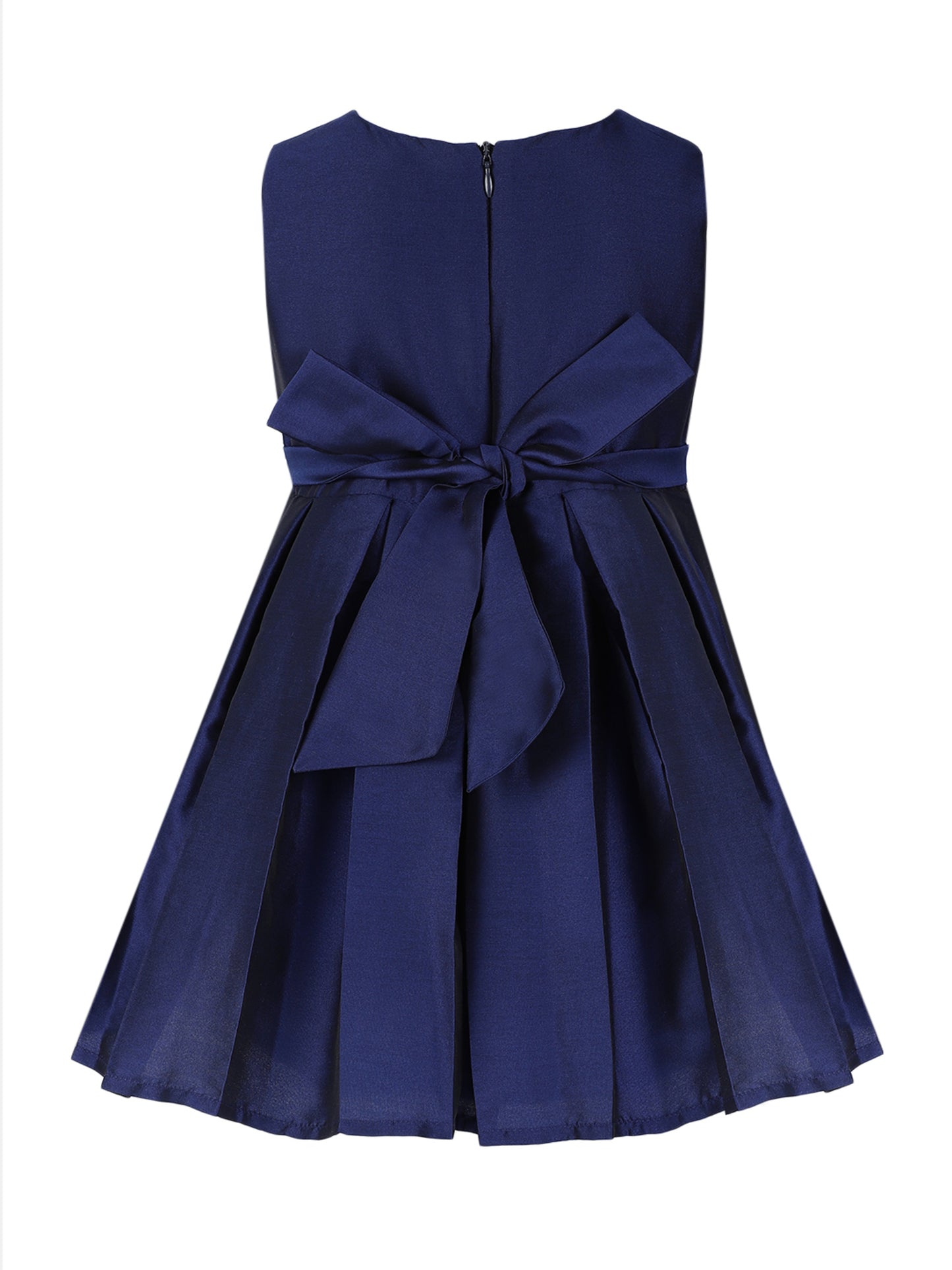 Navy Ruby 3D Flower Dress