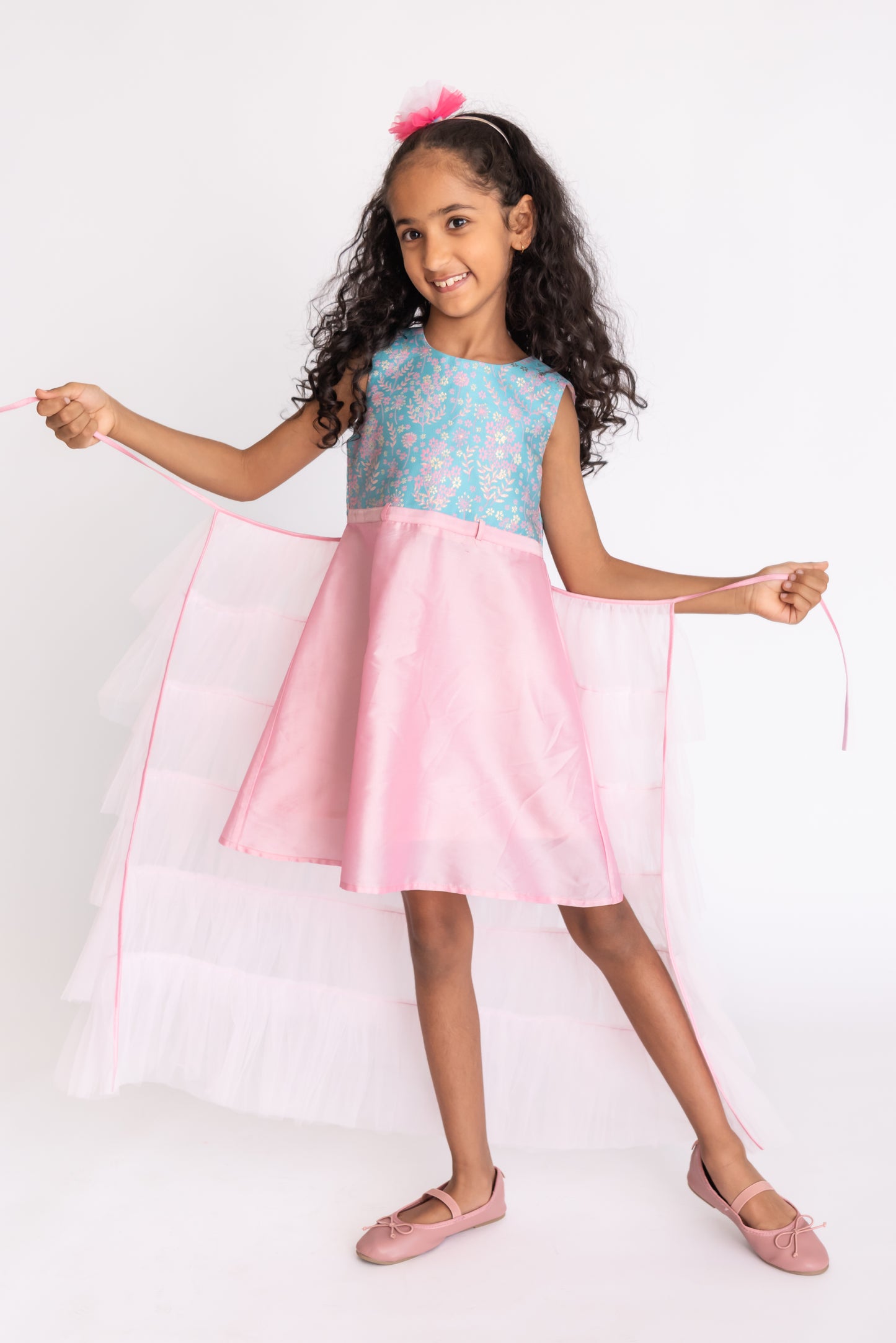 Detachable Ruffle Gown & doll Set