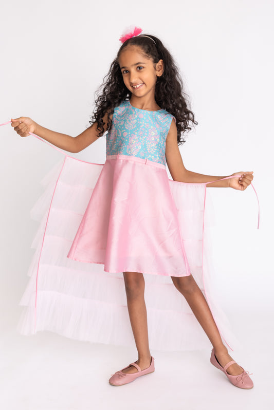 Detachable Ruffle Gown