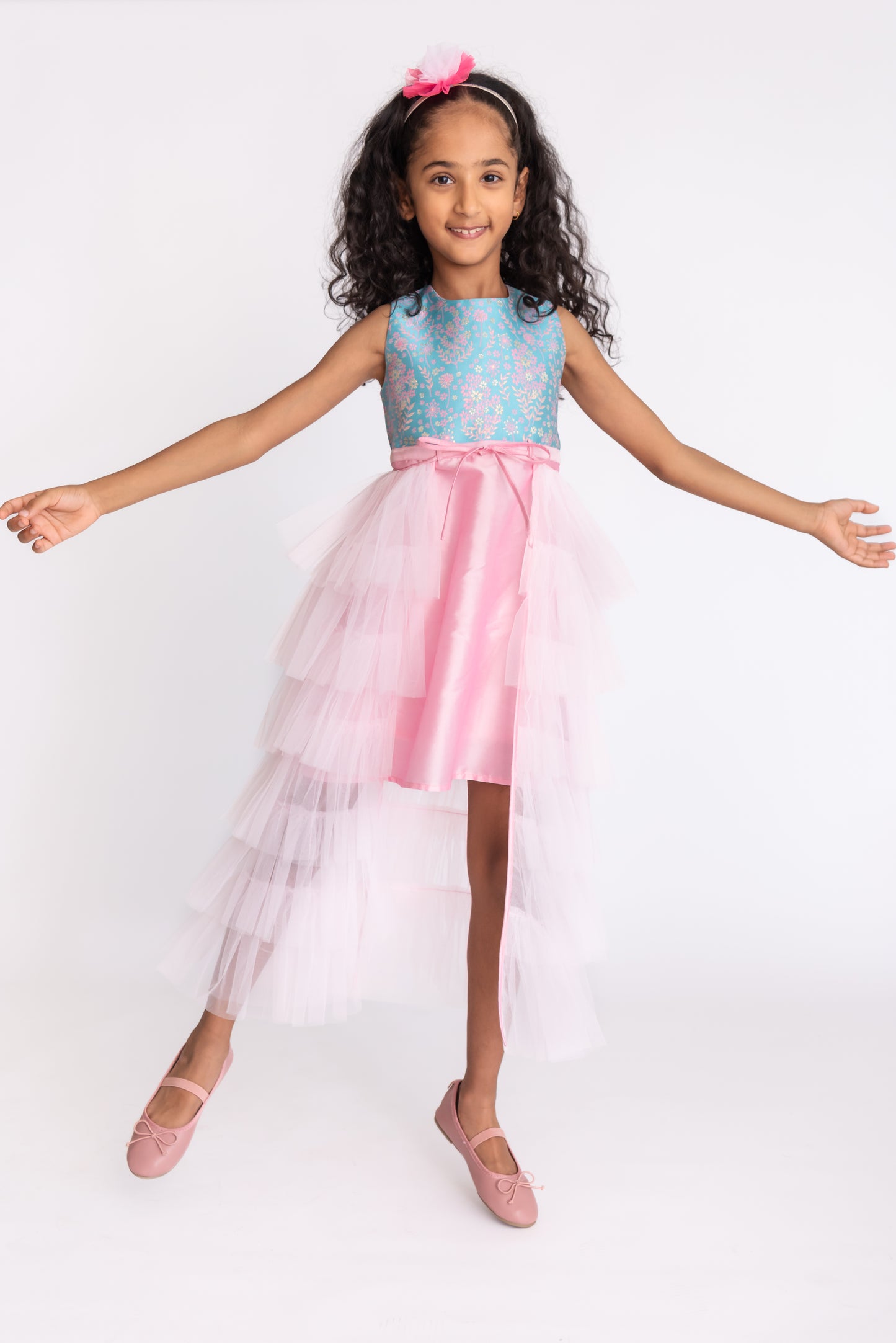 Detachable Ruffle Gown