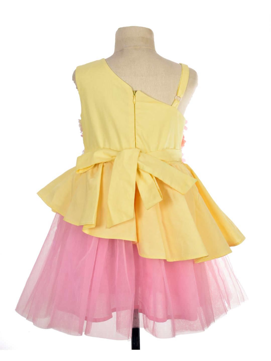 Off Shoulder Jaune Garden Dress