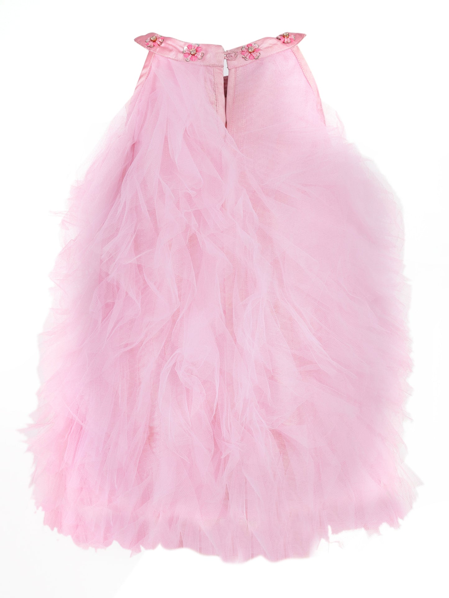 Baby Pink Waterfall Dress