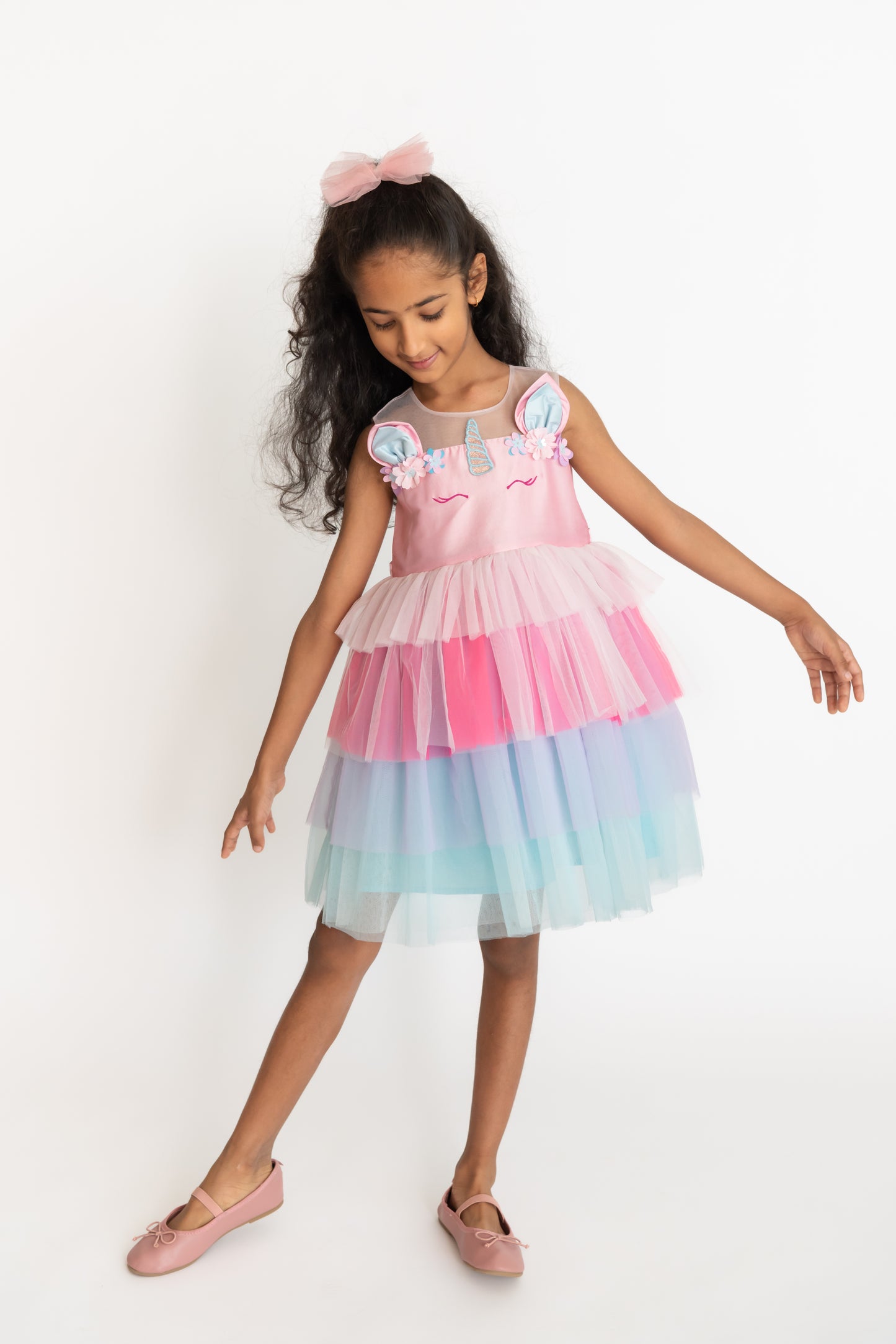 Glitter Horn Unicorn Dress & doll Set