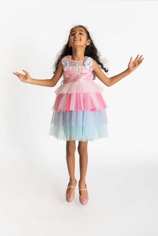 Glitter Horn Unicorn Dress