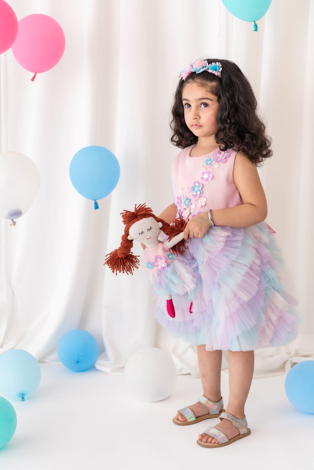 Whispering Lavender Dress & doll Set