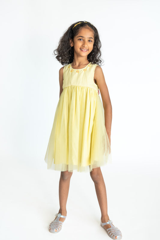 Yellow Butterfly Wings Dress