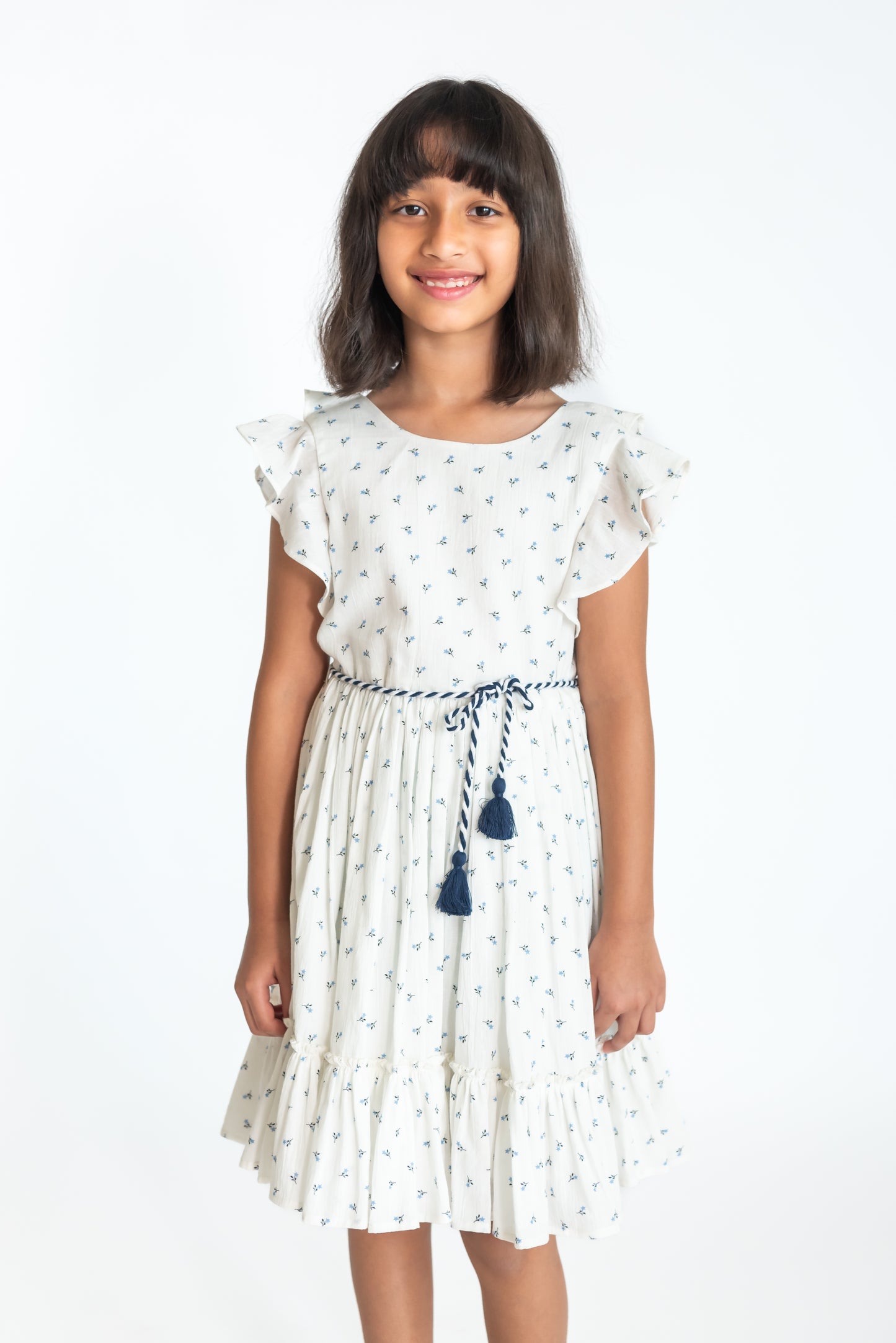 Ditsy Flutter Dress