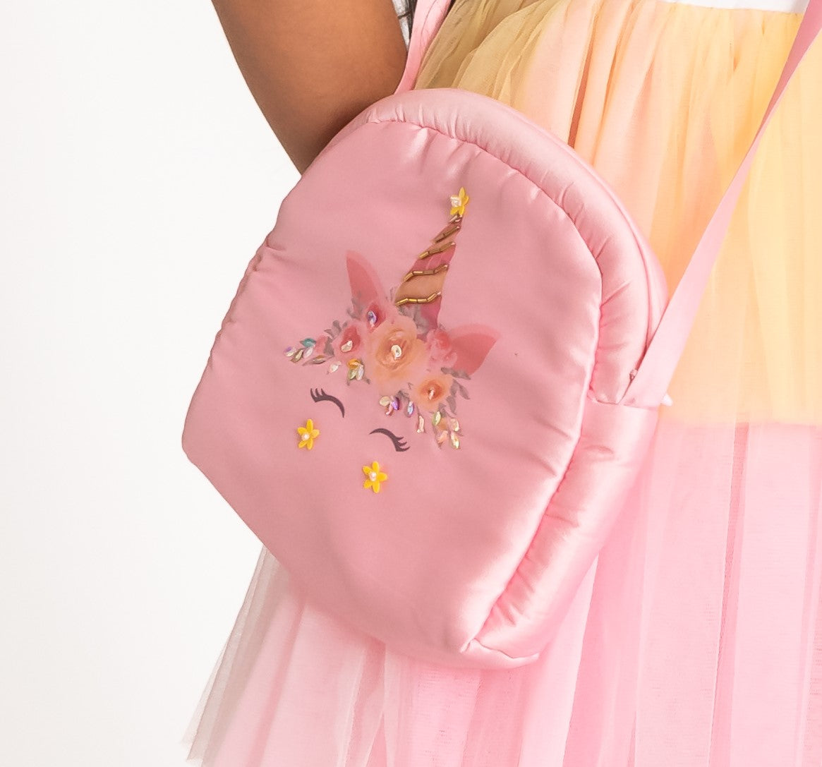 Pink Unicorn Sling Bag