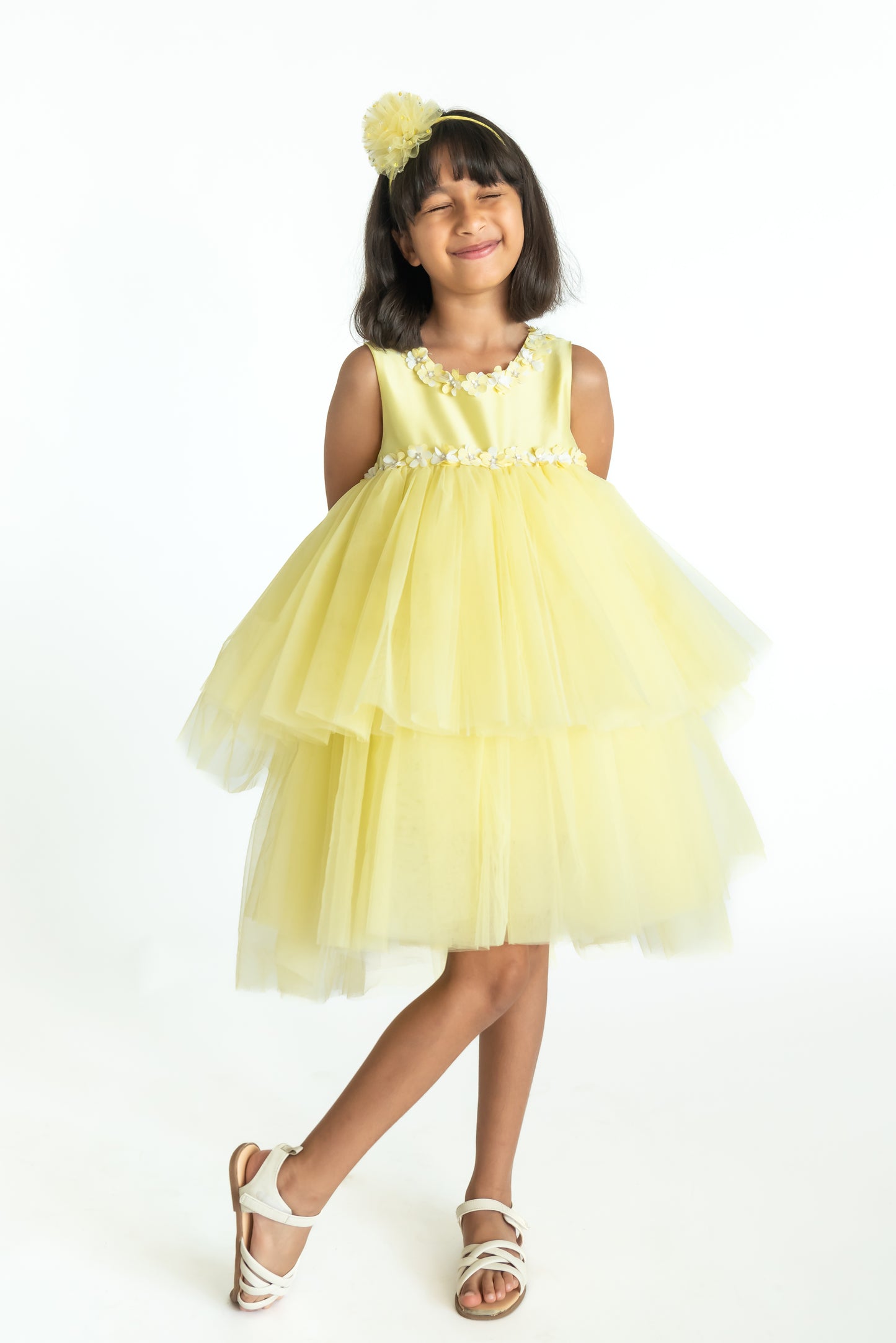 Yellow Dreamy Flower Dress