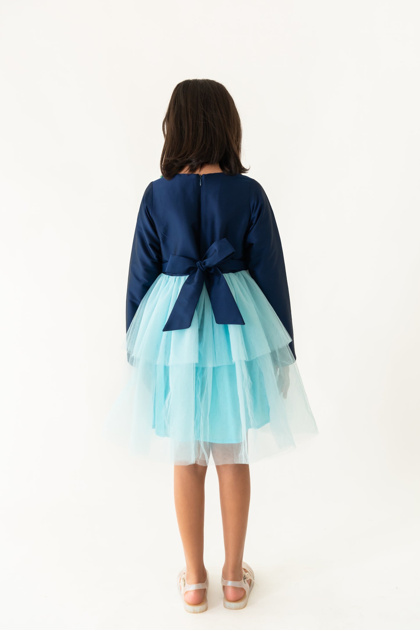 Full Sleeves Peony Dress