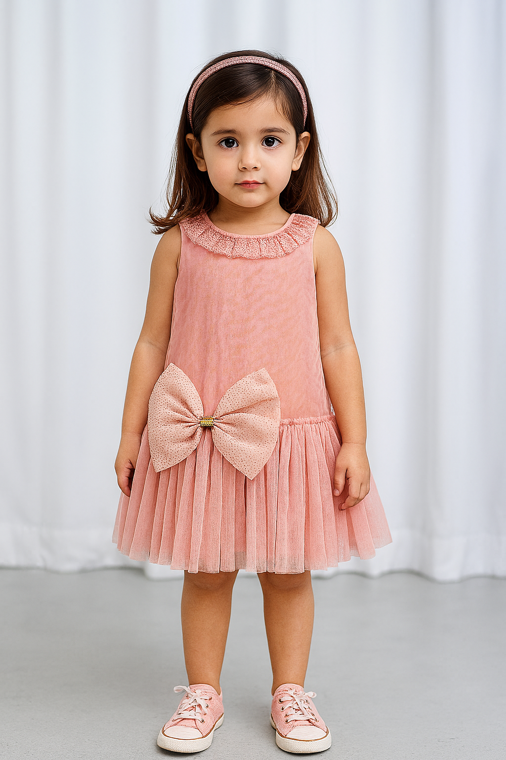 Blush Bow dress