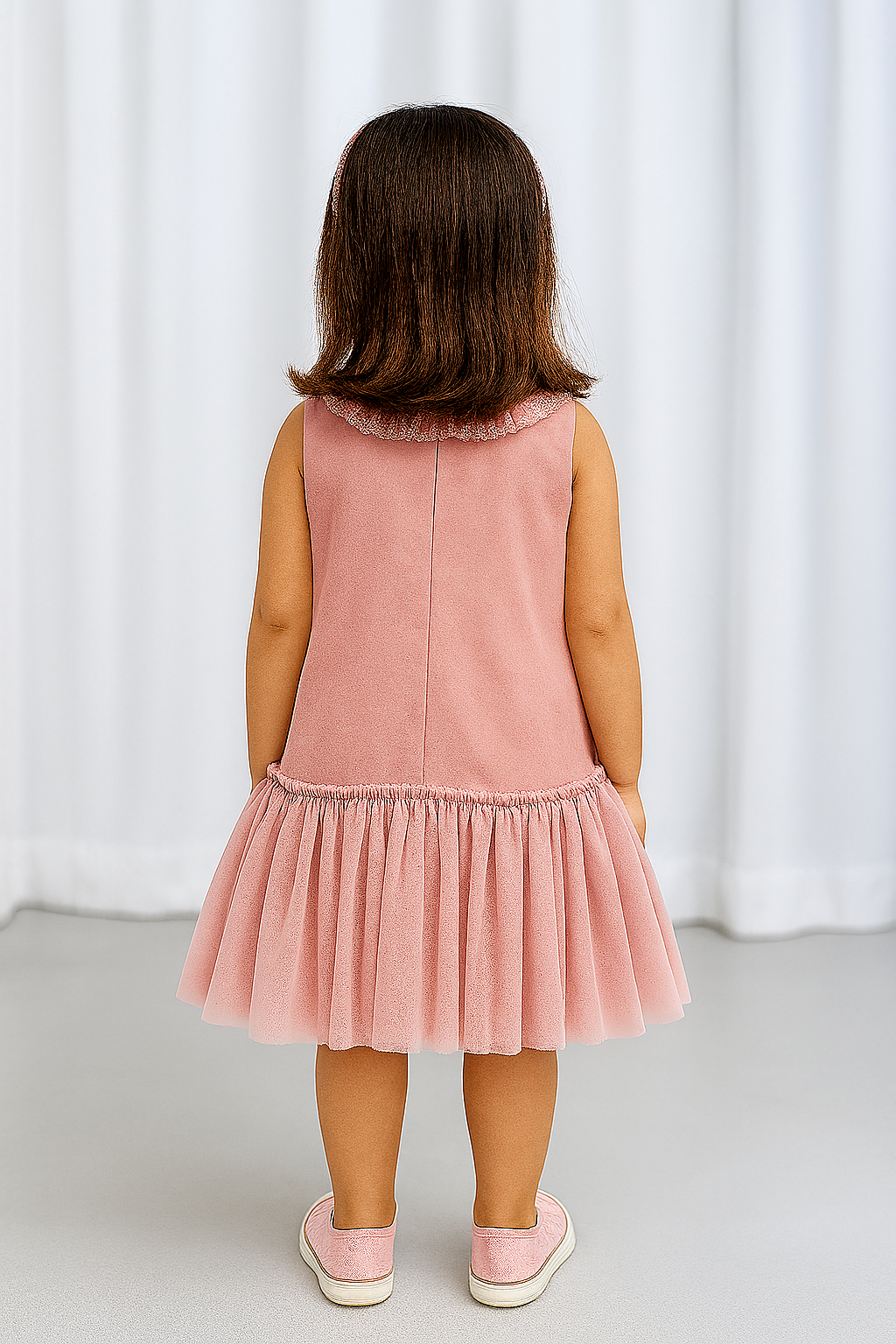 Blush Bow dress