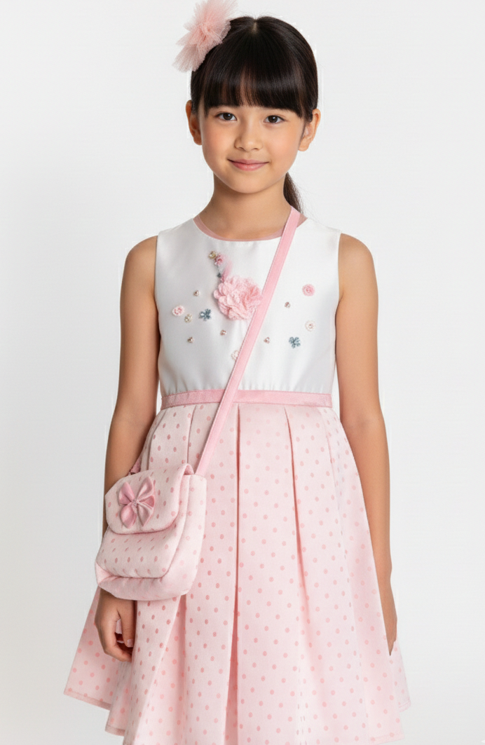Flamingo dot Dress
