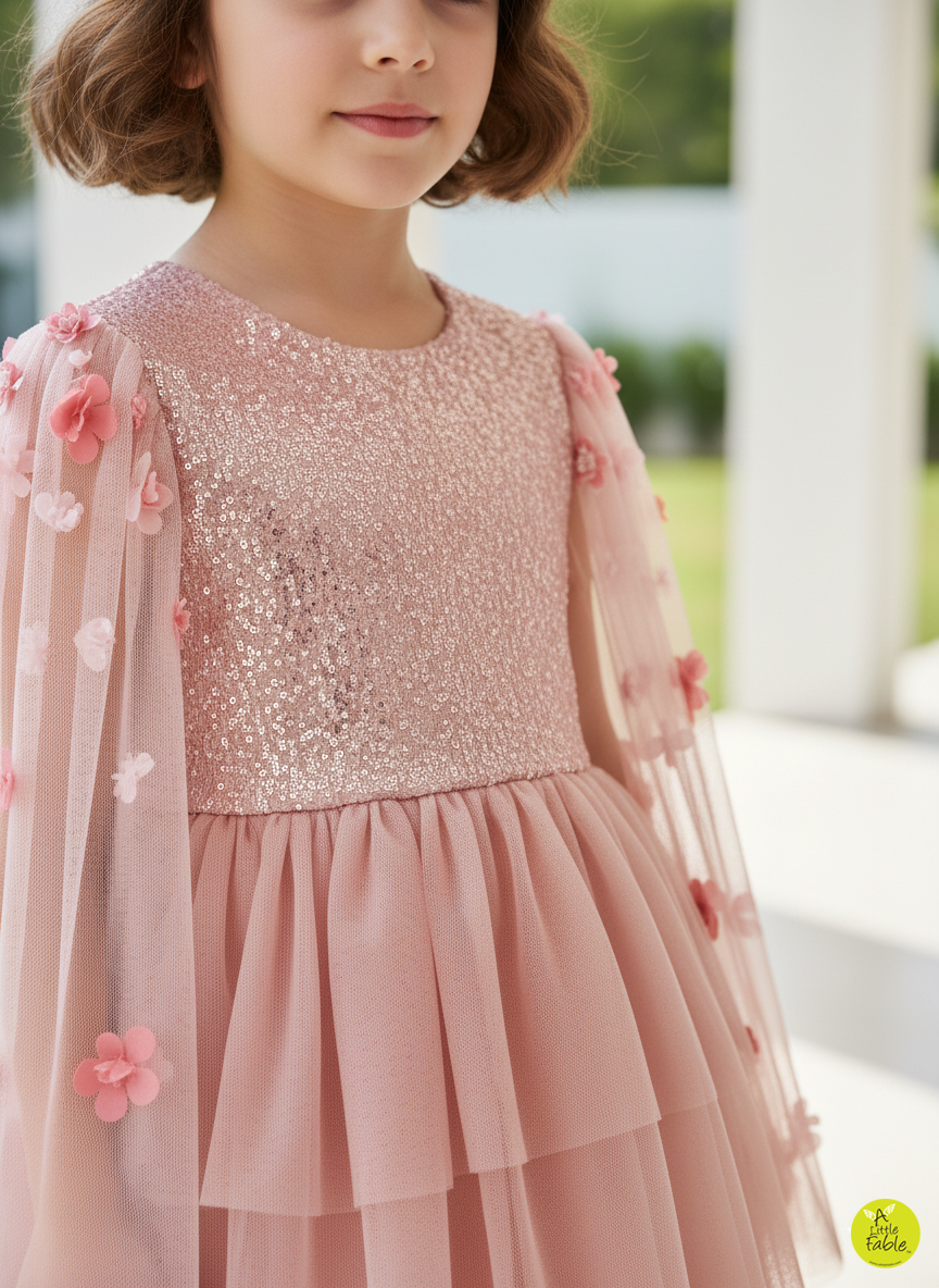 Flutterbelle Pink dress