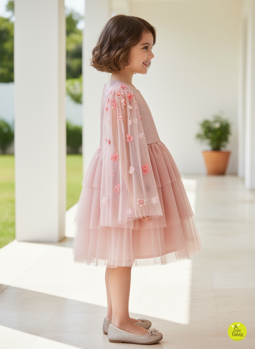 Flutterbelle Pink dress