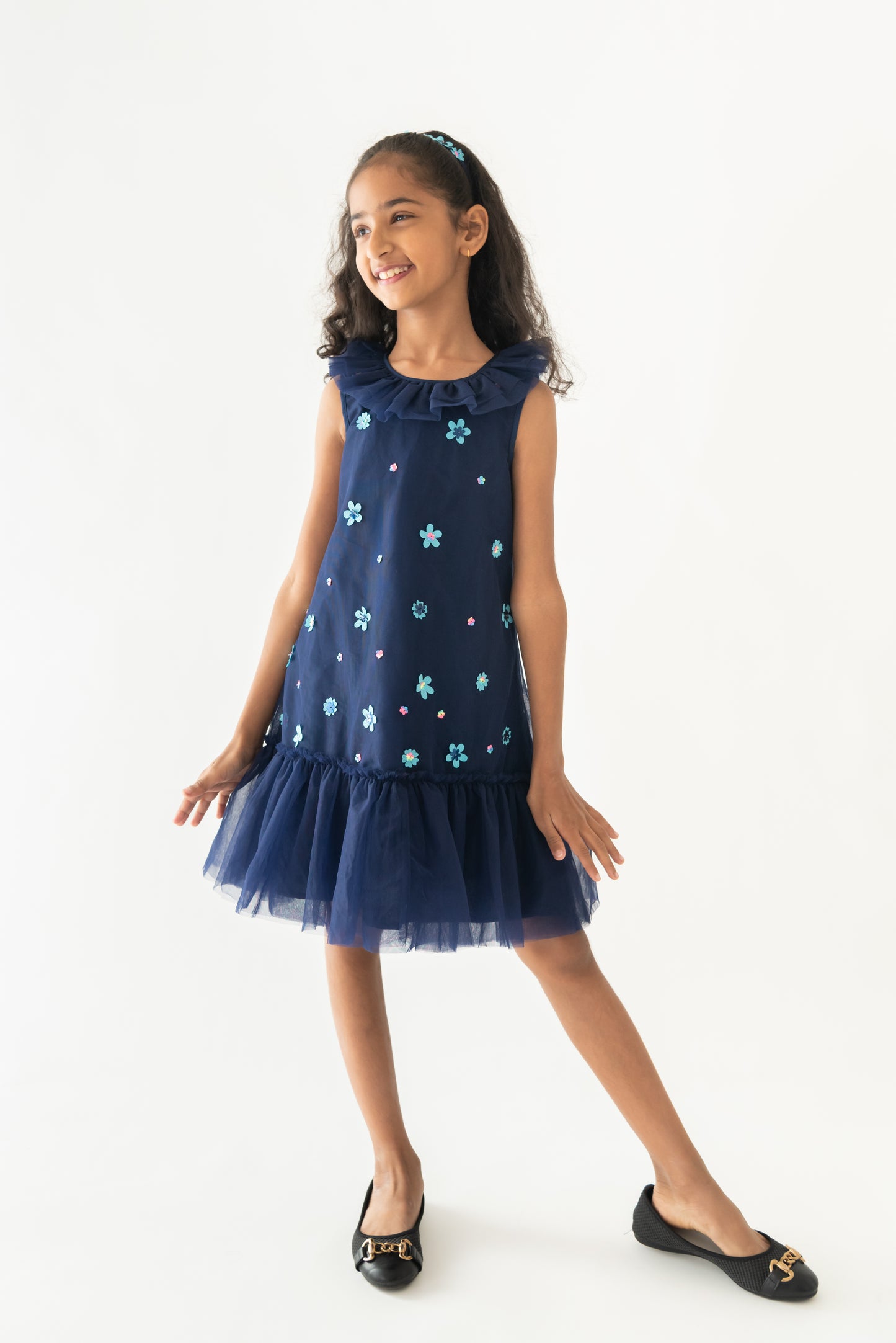 Navy Dainty Garden dress