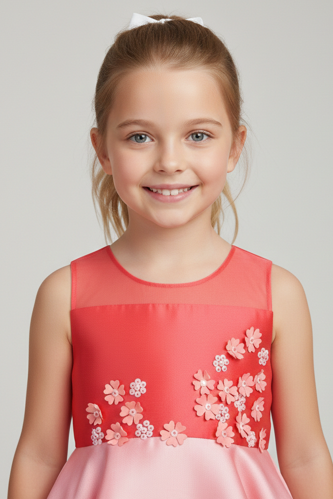Pink Hibiscus Dress