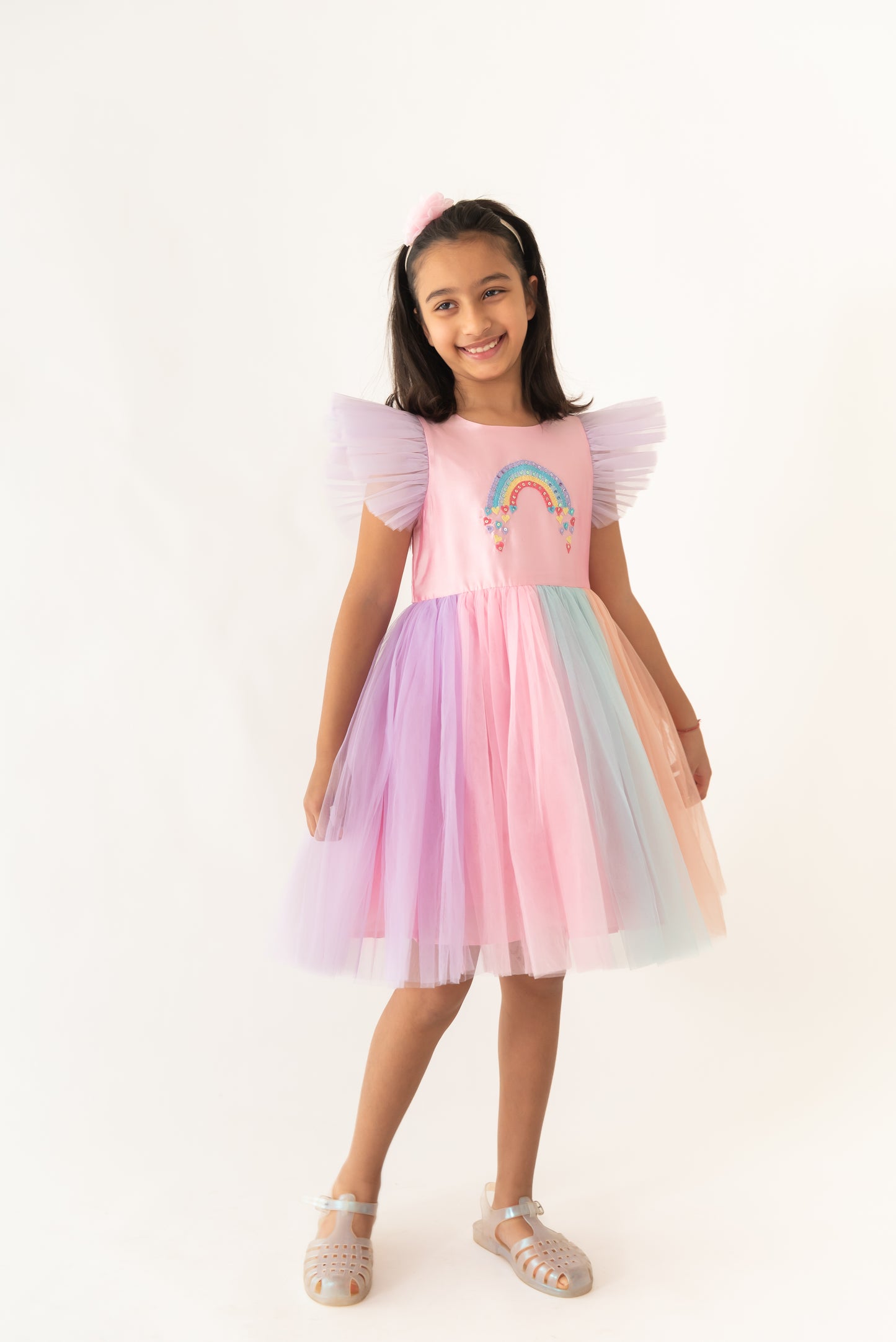 Rainbow Hearts Dress