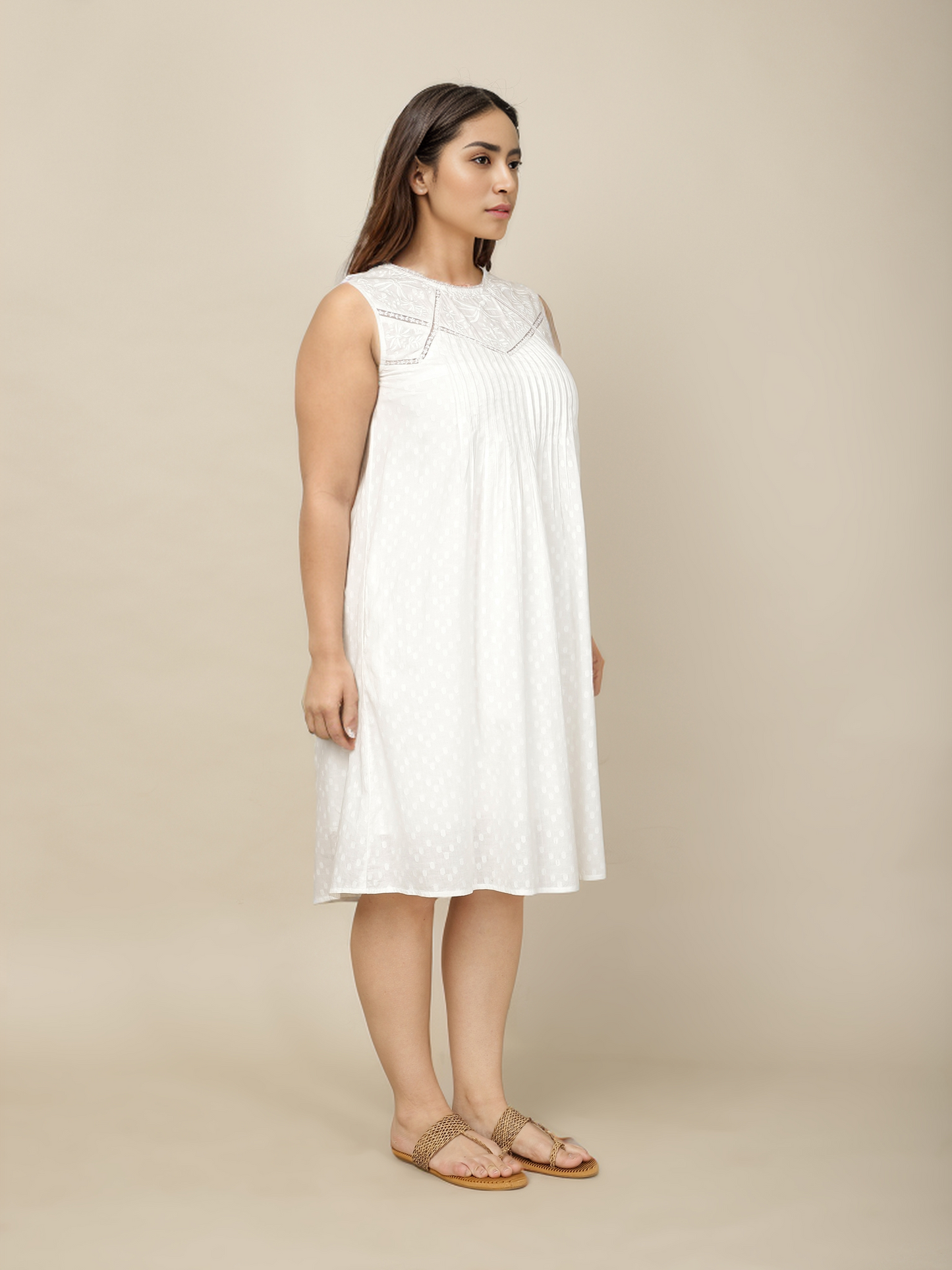 Lace Reverie White dress