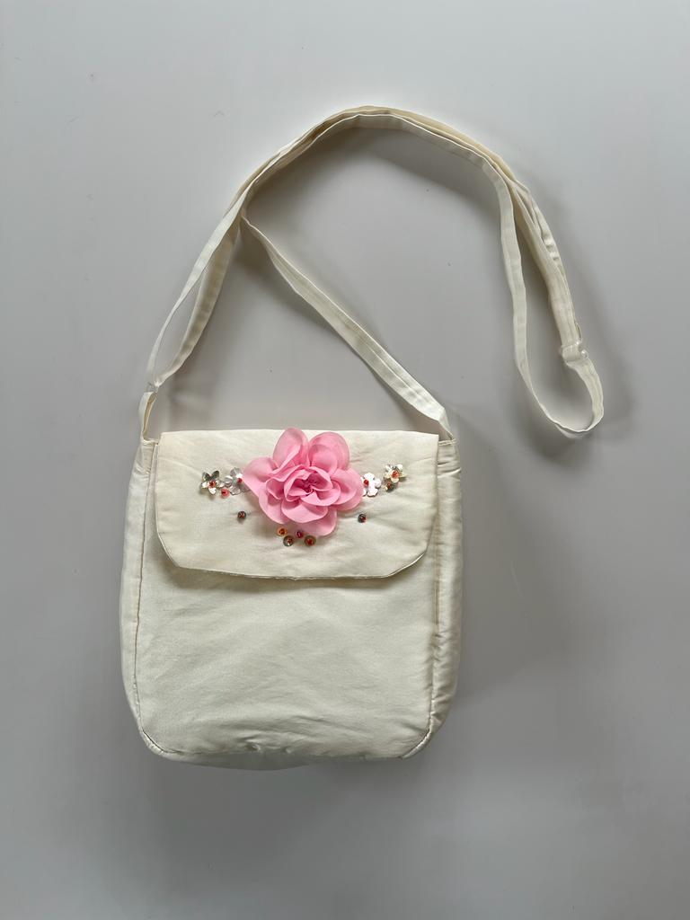 White Provence Cascade Sling Bag