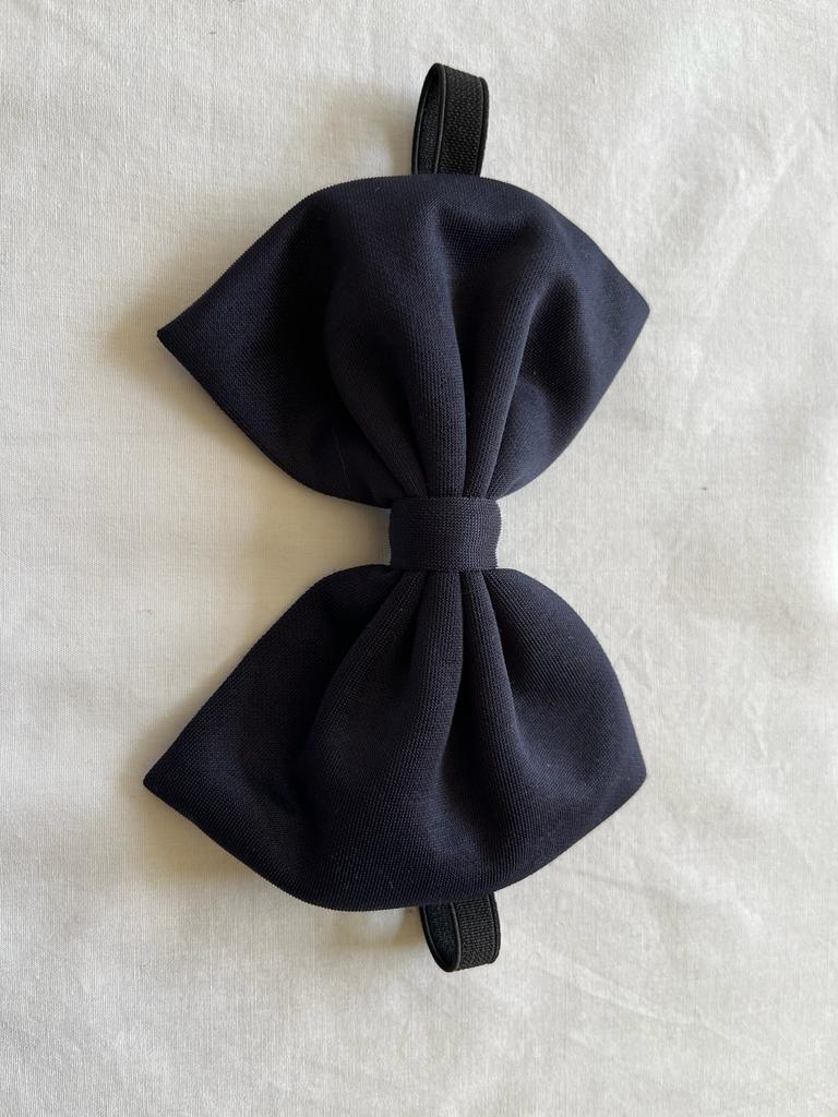 Navy Bow Headband