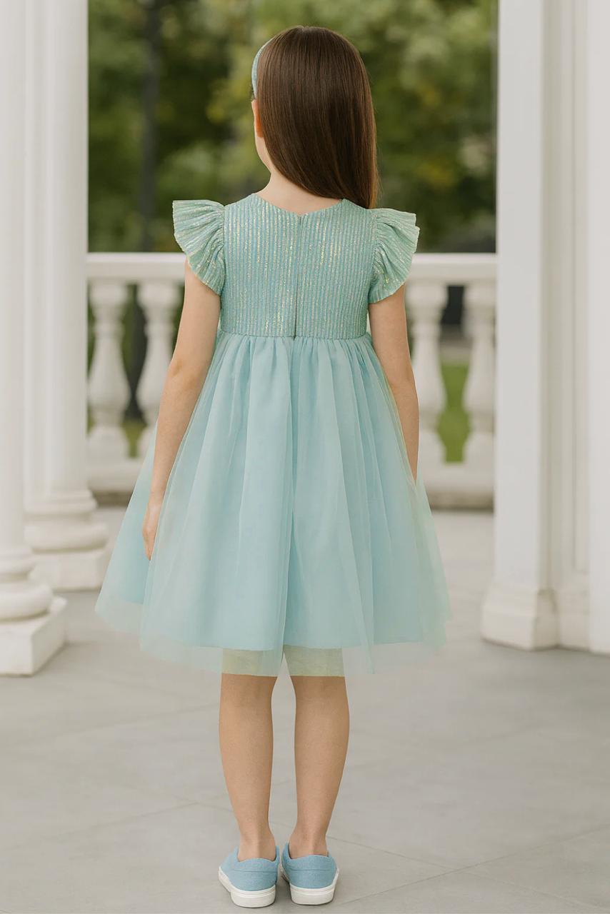 Twinkle Mint Bow Dress