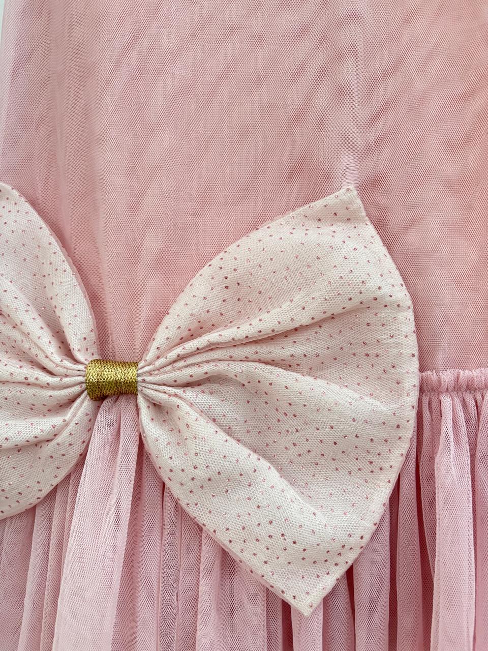 Blush Bow dress